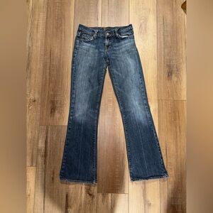 7 For all mankind boot cut jeans size 26